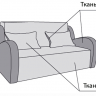 Диван полуторный MLX- Виола (1,2; 1,3)