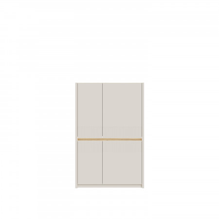 Витрина с освещением Л/П Forte OAK SQUERE OSQV421B песочный 