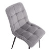 Стул обеденный Avn- EVA Light Grey Velvet 