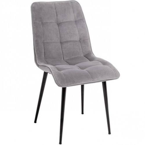 Стул обеденный Avn- EVA Light Grey Velvet 