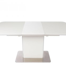 Стол обеденный модерн NL- Barrie 120/160*80 белый