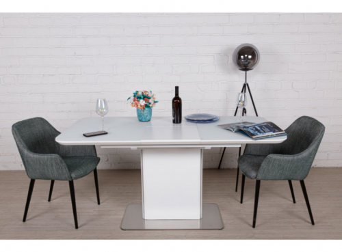 Стол обеденный модерн NL- Barrie 120/160*80 белый