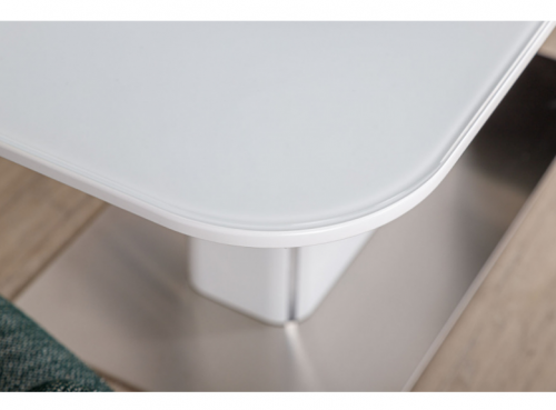 Стол обеденный модерн NL- Barrie 120/160*80 белый