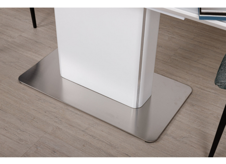 Стол обеденный модерн NL- Barrie 120/160*80 белый