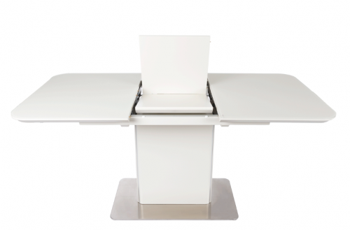Стол обеденный модерн NL- Barrie 120/160*80 белый