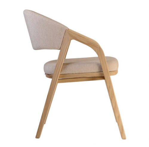 Стул обеденный LVK- Otis натуральный (Ясень) ткань (Superior 02) 