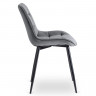 Стул обеденный MEBEL ELITE CHRIS серый велюр