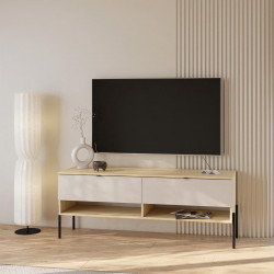 Тумба под телевизор Helvetia ORE 24LKOG41 (дуб Линдберга/кашемир)