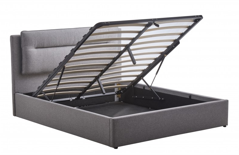 Кровать с подъемным механизмом BIO- Виолла (серый)  