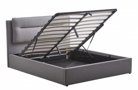 Кровать с подъемным механизмом BIO- Виолла (серый)  