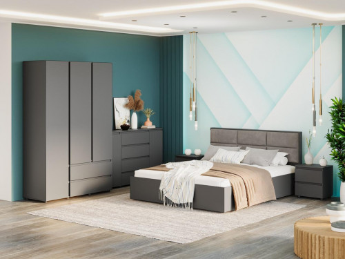 Спальня (модульная) EVR- Лайт-4 графит