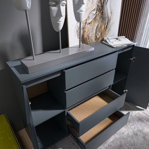 Спальня (модульная) EVR- Лайт-4 графит