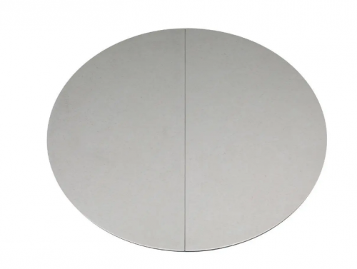 Стол раскладной INI- GENEWA CERAMIC 105(140)*105 серый/черный