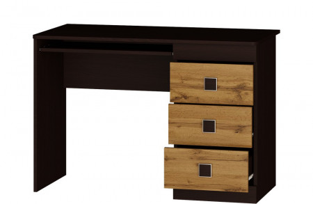 Стол письменный EVR- Соната венге + крафт золотой