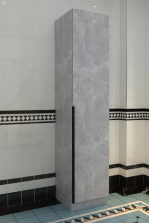 Шкаф-пенал с полками на 1 дверь ViA- Сити С-3