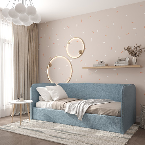 Детская односпальня кровать с ортопедическими ламелями KOD- КР-ДЕТ-М