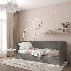 Детская односпальня кровать с ортопедическими ламелями KOD- КР-ДЕТ-М