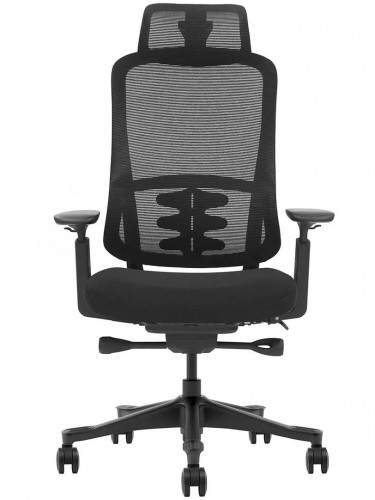 Крісло для оператора LUX- S3-BH BLACK ергономічне