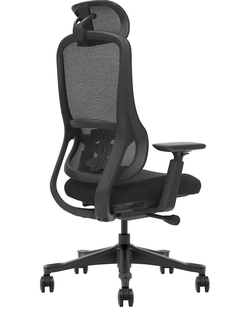 Крісло для оператора LUX- S3-BH BLACK ергономічне