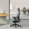 Крісло для оператора LUX- S3-BH BLACK ергономічне