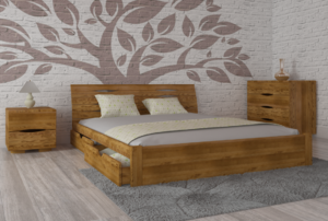 Кровать деревянная PKR- Марита Макси с ящиками