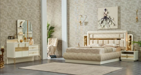 Комплект спальный Art-Deco EXI- Берлин с кроватью 180*200 без шкафа