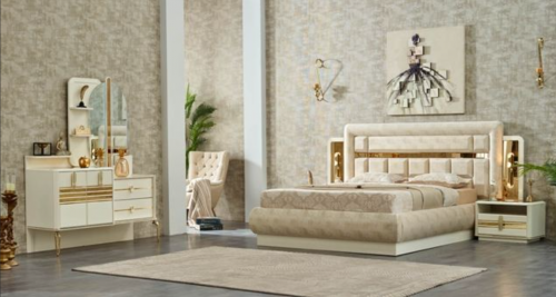 Комплект спальный Art-Deco EXI- Берлин с кроватью 180*200 без шкафа