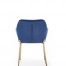 Фото №2 - Мягкое кресло для отдыха PL- HALMAR K-306 темно-синий