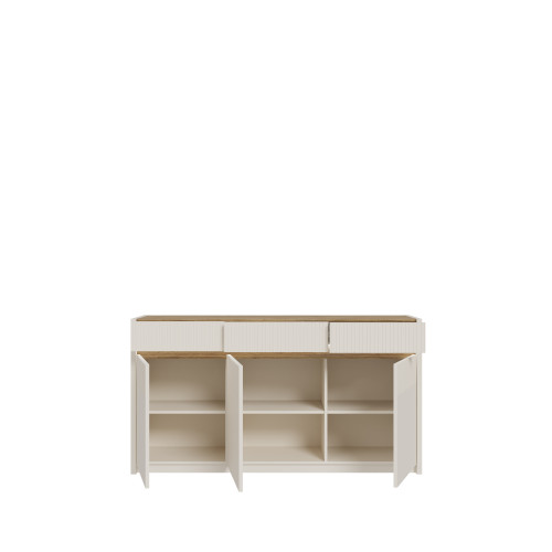 Комод с освещением Forte OAK SQUERE OSQK231B песочный