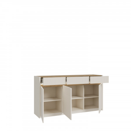 Комод с освещением Forte OAK SQUERE OSQK231B песочный