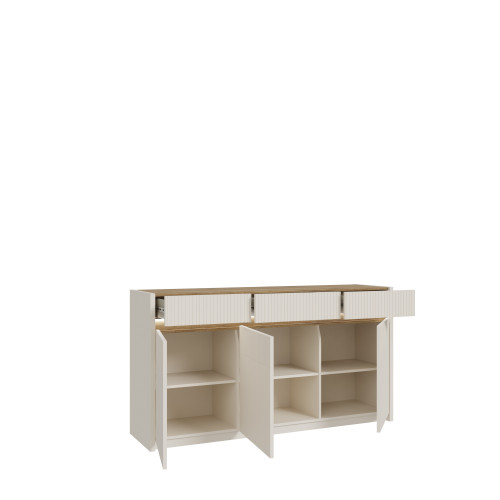 Комод с освещением Forte OAK SQUERE OSQK231B песочный