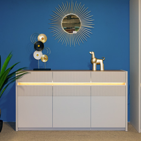 Комод с освещением Forte OAK SQUERE OSQK231B песочный