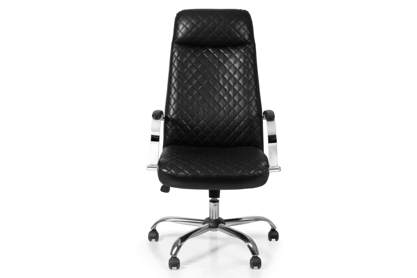 Кресло для руководителя BRS- Сhief Black Rhombus/Nut Chrome CF-08