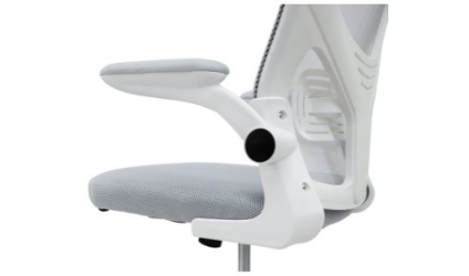 Стул компьютерный BIO- Тонус (белый/серый)   