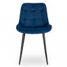 Стул обеденный MEBEL ELITE CHRIS синий велюр