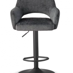 Барный стул поворотный CRV- Rouse с подлокотниками (Charcoal chic)