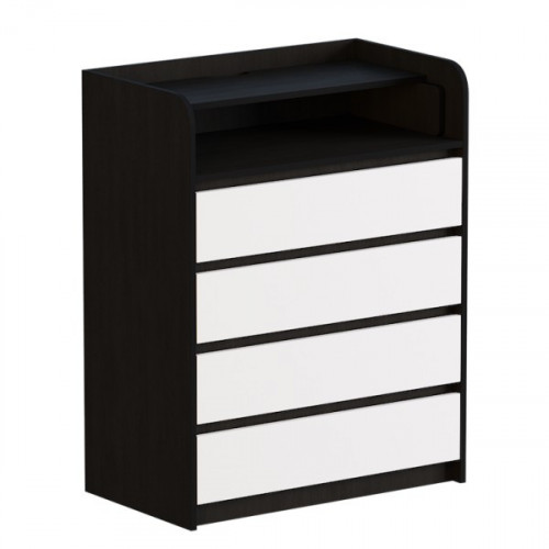 Комод пеленальный EVR- венге + фасад белый