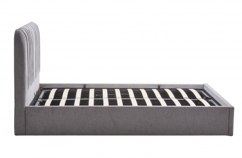 Кровать с подъемным механизмом BIO- Бьянка (светло-серый)  