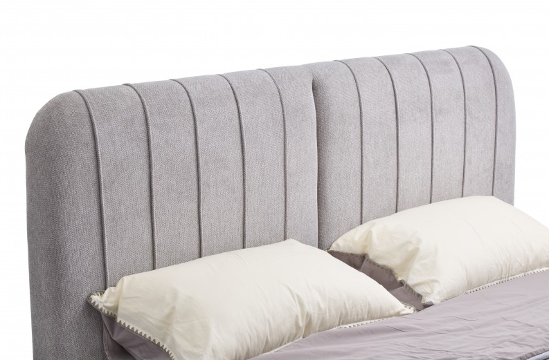 Кровать с подъемным механизмом BIO- Бьянка (светло-серый)  