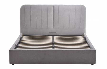 Кровать с подъемным механизмом BIO- Бьянка (светло-серый)  