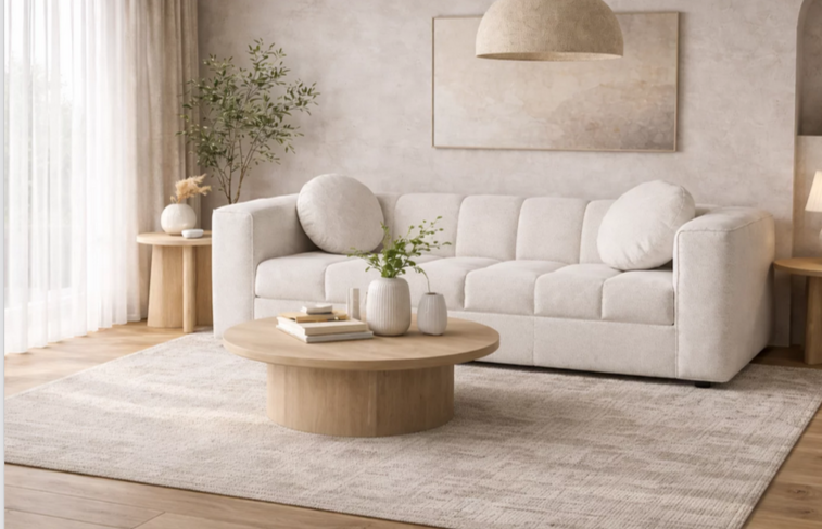 Диван-кровать с эффектом памяти CRV- Blossom Foggy evening 3-местный раскладной,белый