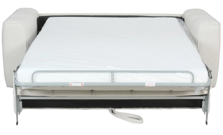 Диван-кровать с эффектом памяти CRV- Blossom Foggy evening 3-местный раскладной,белый