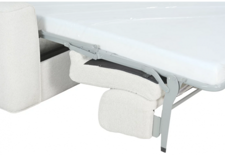 Диван-кровать с эффектом памяти CRV- Blossom Foggy evening 3-местный раскладной,белый