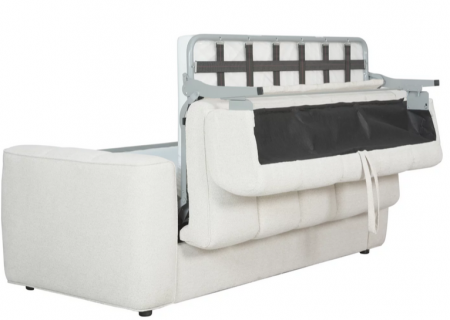 Диван-кровать с эффектом памяти CRV- Blossom Foggy evening 3-местный раскладной,белый