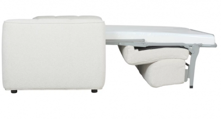 Диван-кровать с эффектом памяти CRV- Blossom Foggy evening 3-местный раскладной,белый