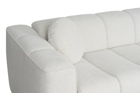 Диван-кровать с эффектом памяти CRV- Blossom Foggy evening 3-местный раскладной,белый