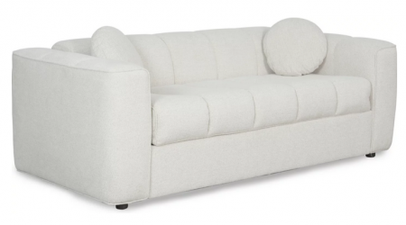 Диван-кровать с эффектом памяти CRV- Blossom Foggy evening 3-местный раскладной,белый