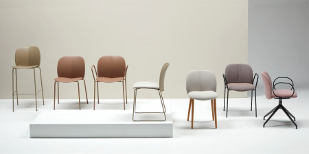 Стул барный VLL- SCAB Mentha 2715 (антрацит, тортора, карамель, шалфейный)