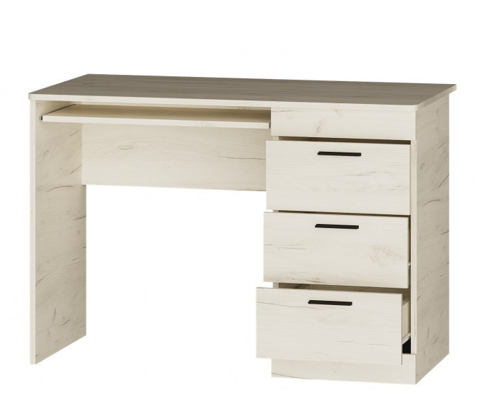 Стол письменный EVR- Соната крафт белый