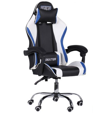Офисный стул MFF- VR Racer Dexter Frenzy черный/ синий